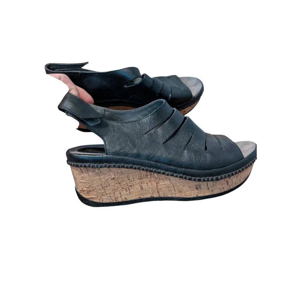 Bussola Straps Wedge Sandals - Women's 41 10-10.5 - Picture 3 of 9